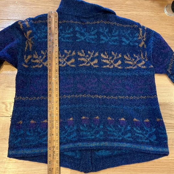 Vintage Bebhinn Marten soft mixed wool Ireland cardigan St. Patrick’s Day - Picture 6 of 12